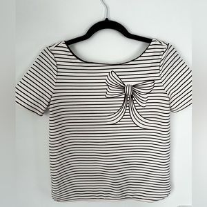 Rw&co striped shirt with bow
